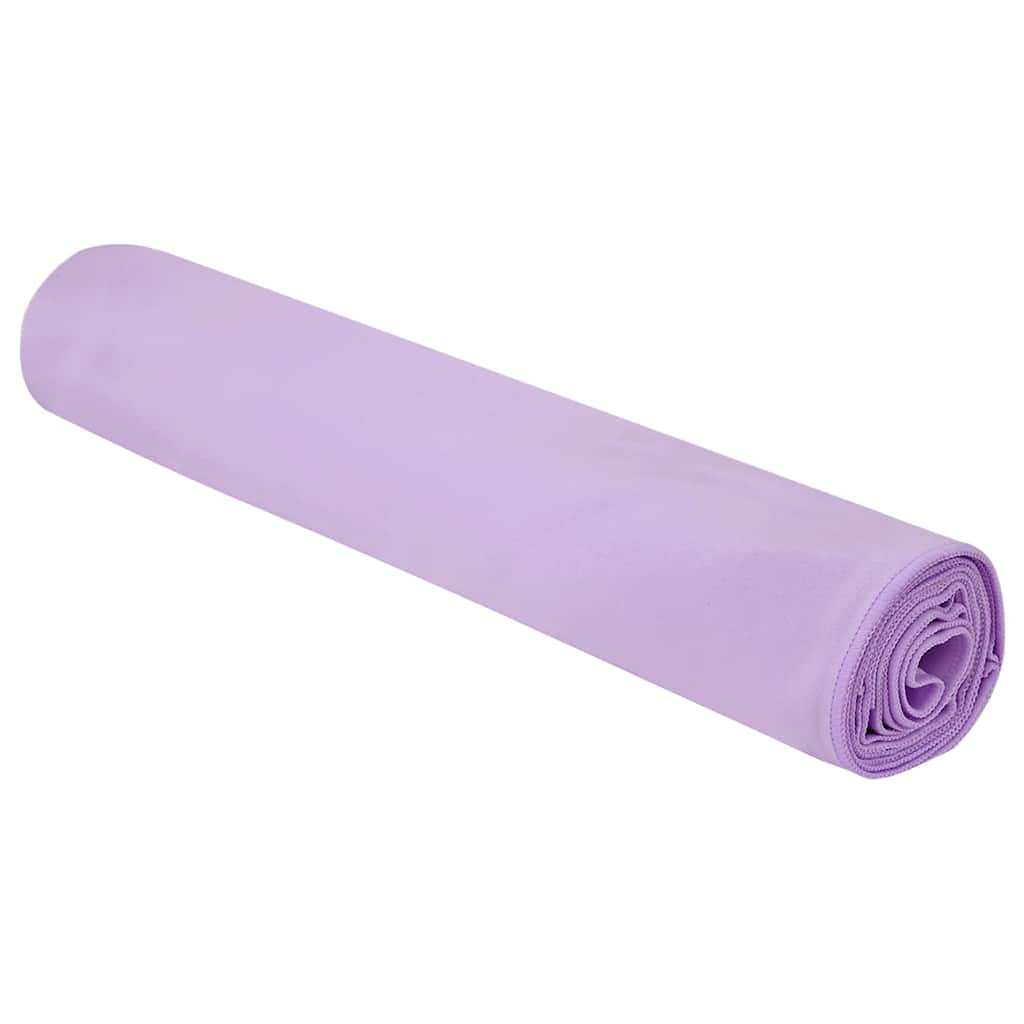 Sporthandtücher 2 pcs Lila 180 x 90 cm Polyester und Polyamid