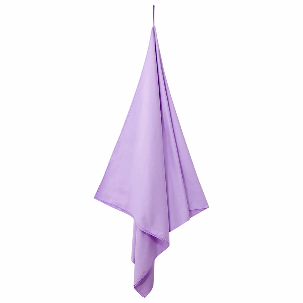 Sporthandtücher 2 pcs Lila 200 x 100 cm Polyester und Polyamid