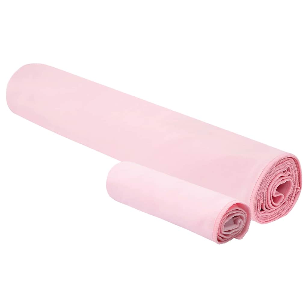 Sporthandtuch Set 2 pcs Rosa Stoff