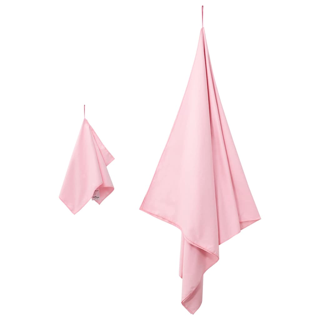 Sporthandtuch Set 2 pcs Rosa Stoff