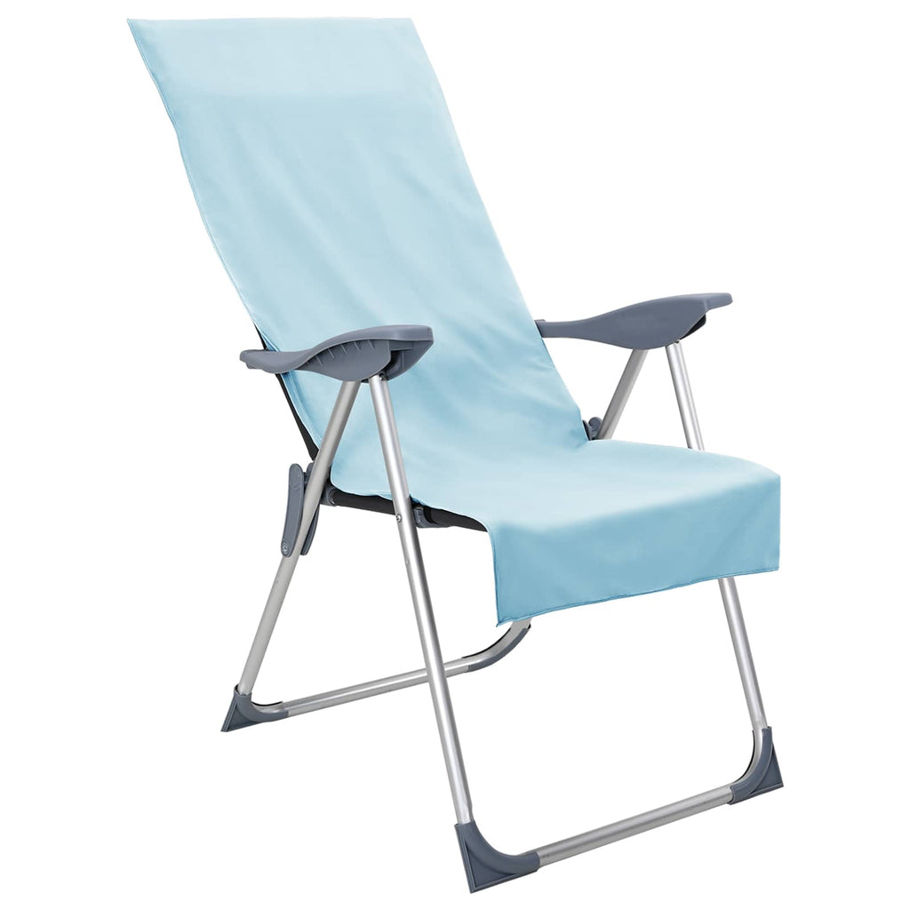 Außenstuhl Handtücher 2 pcs Blau 130 x 60 cm