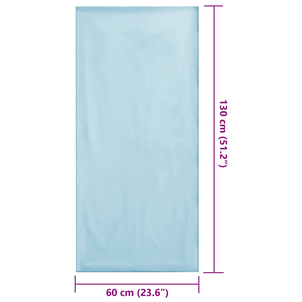 Außenstuhl Handtücher 2 pcs Blau 130 x 60 cm