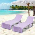 Sonnenliege-Tücher 2 pcs Lila 210 x 75 cm