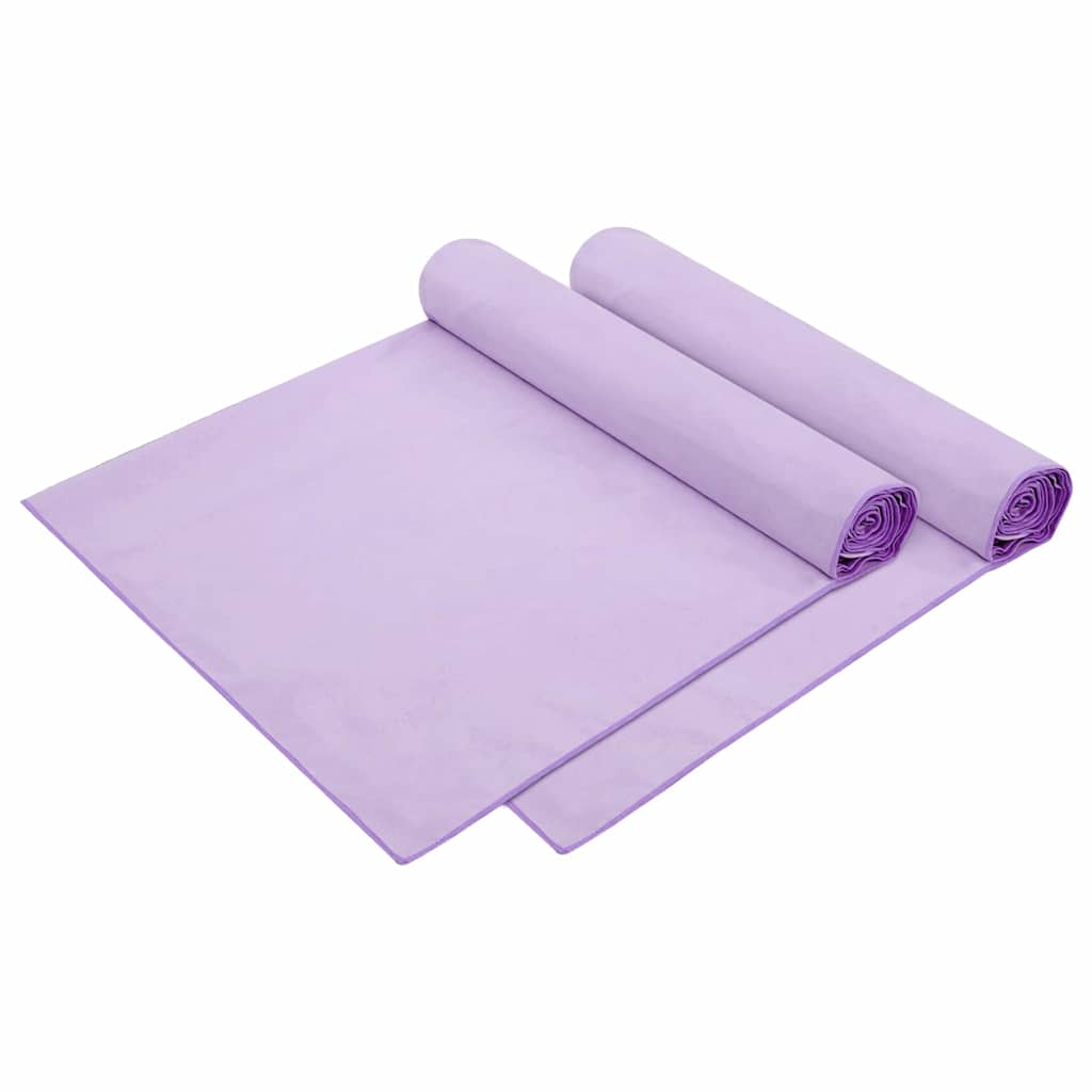 Sonnenliege-Tücher 2 pcs Lila 210 x 75 cm