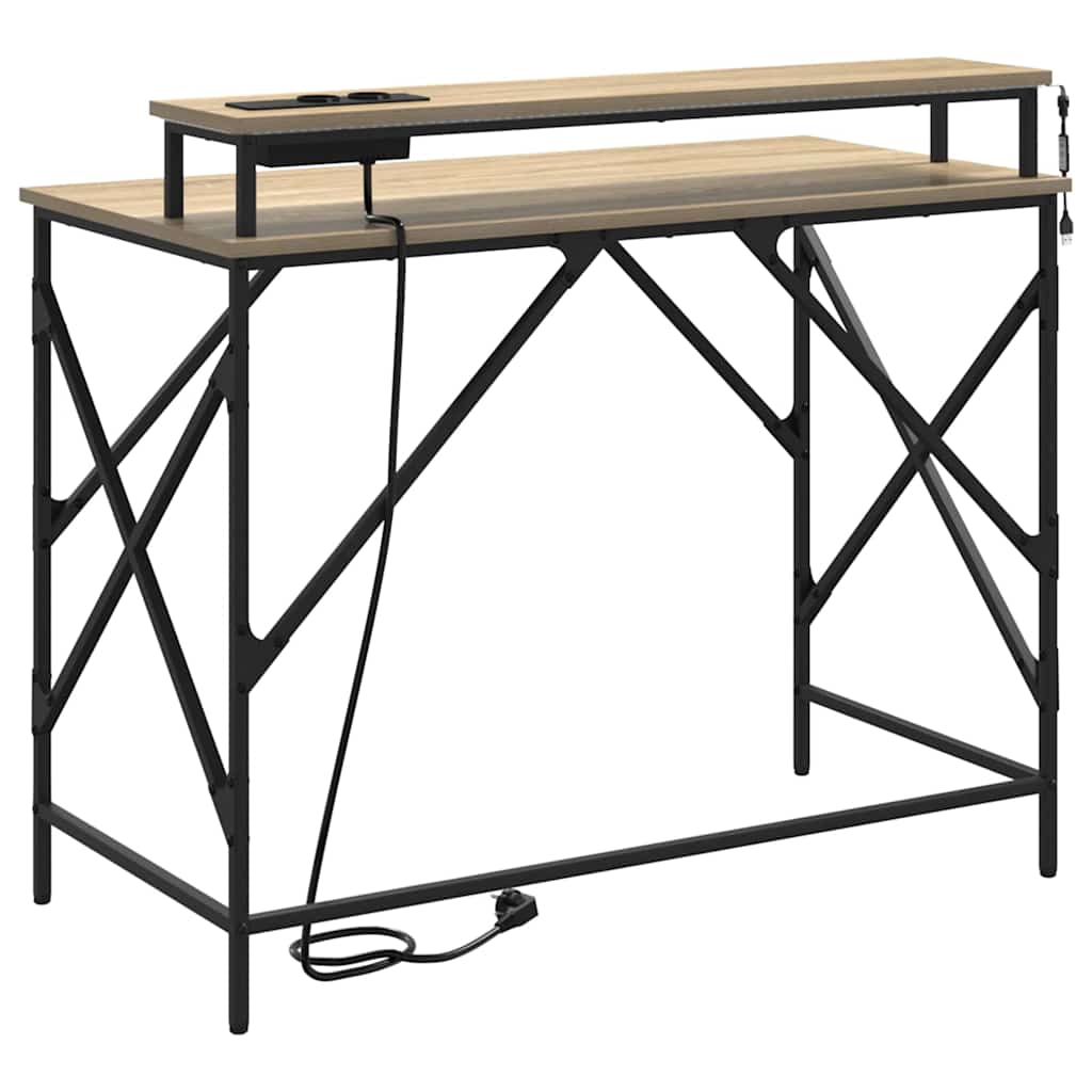 Schreibtisch Sonoma-Eiche 100 x 50 x 86,5 cm Holzwerkstoff