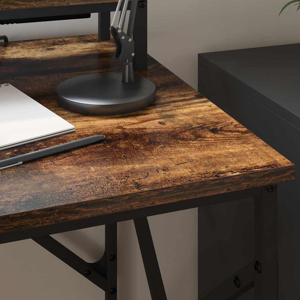 Schreibtisch Geräucherte Eiche 100 x 50 x 86,5 cm Holzwerkstoff