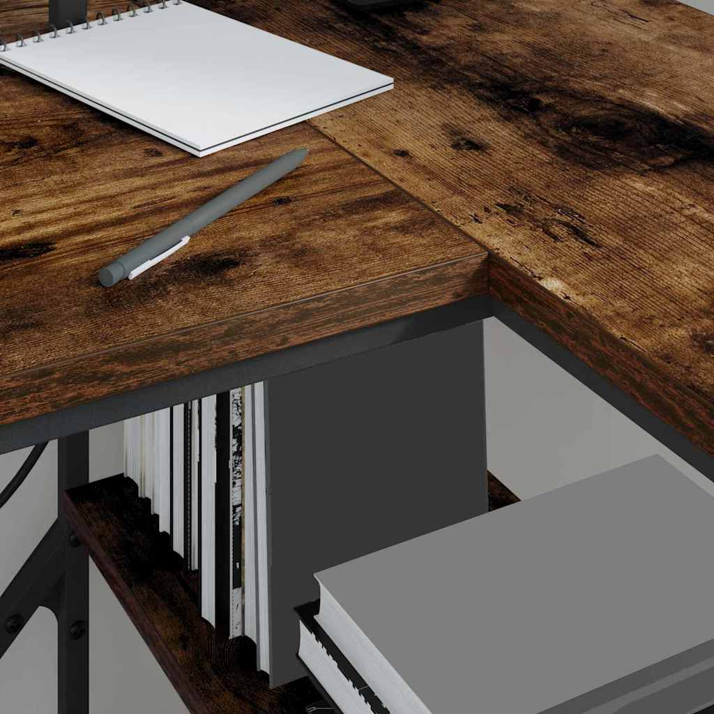 Schreibtisch Geräucherte Eiche 120 x 79 x 86,5 cm Holzwerkstoff