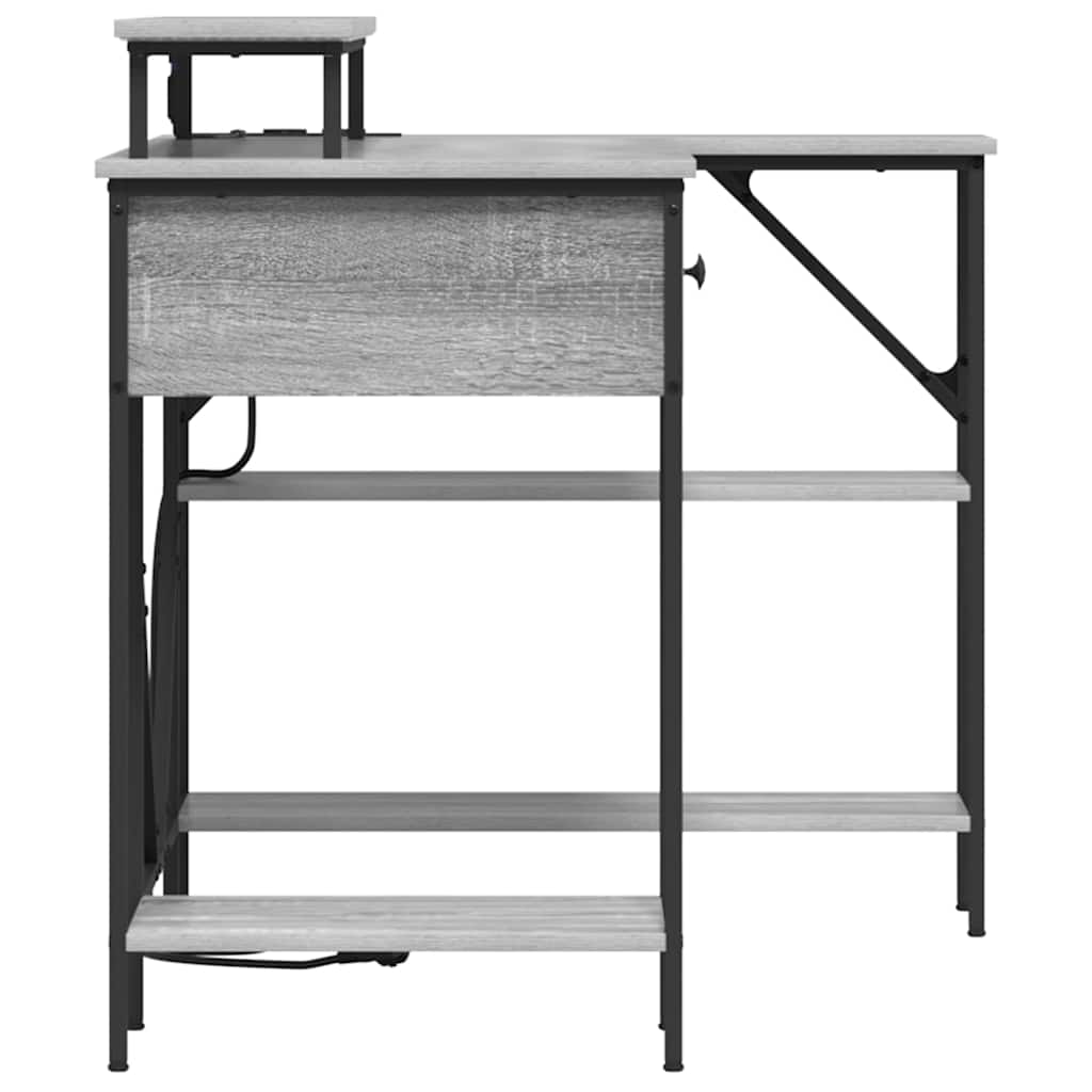 Schreibtisch Graues Sonoma 120 x 79 x 86,5 cm Holzwerkstoff