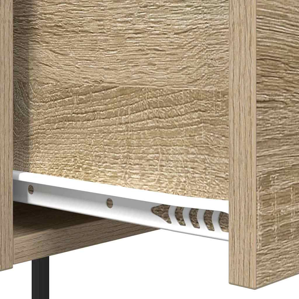 Nachttisch 2 pcs Sonoma-Eiche 42 x 41 x 56 cm Holzwerkstoff