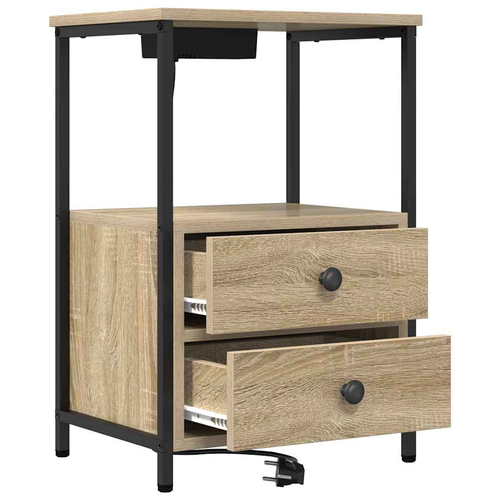 Nachttisch Sonoma-Eiche 40 x 31 x 60 cm Holzwerkstoff