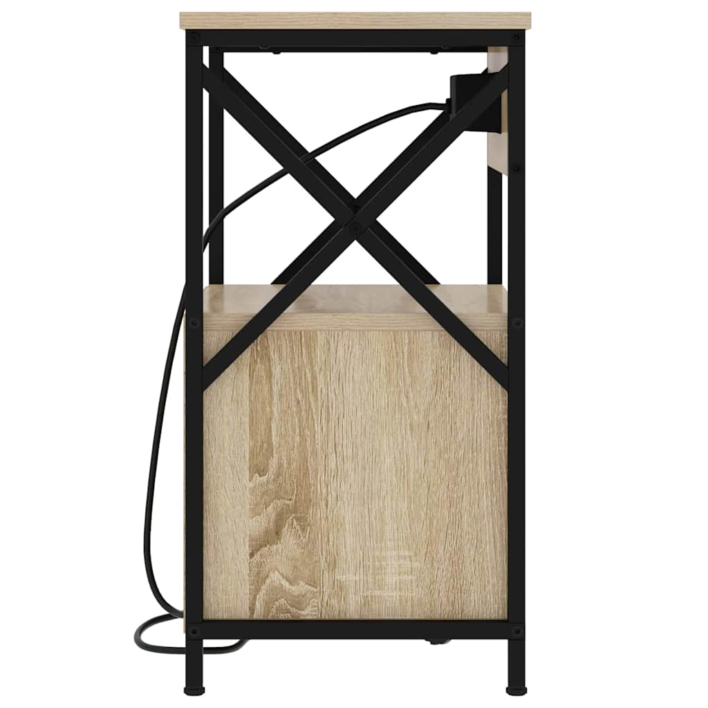 Nachttisch Sonoma-Eiche 40 x 31 x 60 cm Holzwerkstoff