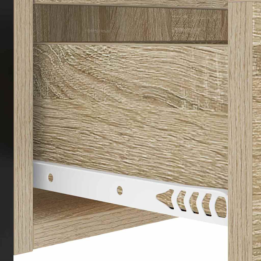Nachttisch 2 pcs Sonoma-Eiche 40 x 31 x 60 cm Holzwerkstoff