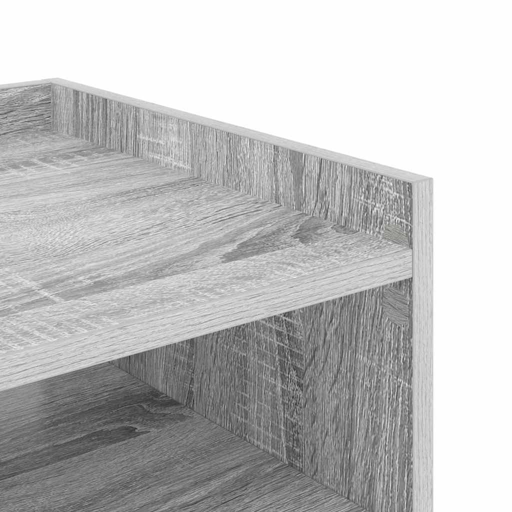 Nachttisch 2 pcs Graues Sonoma 40 x 40 x 61 cm Holzwerkstoff