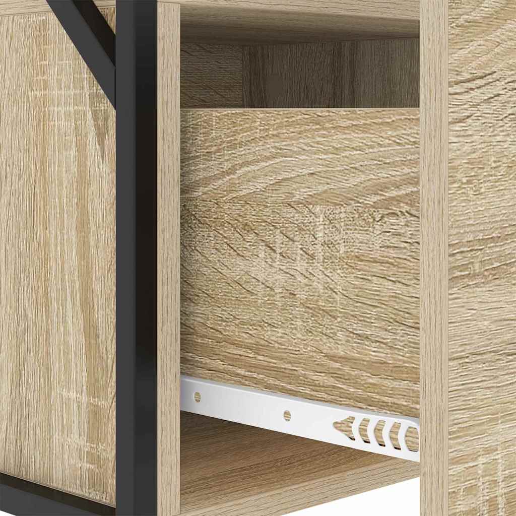 Nachttisch 2 pcs Sonoma-Eiche 40 x 31 x 60 cm Holzwerkstoff