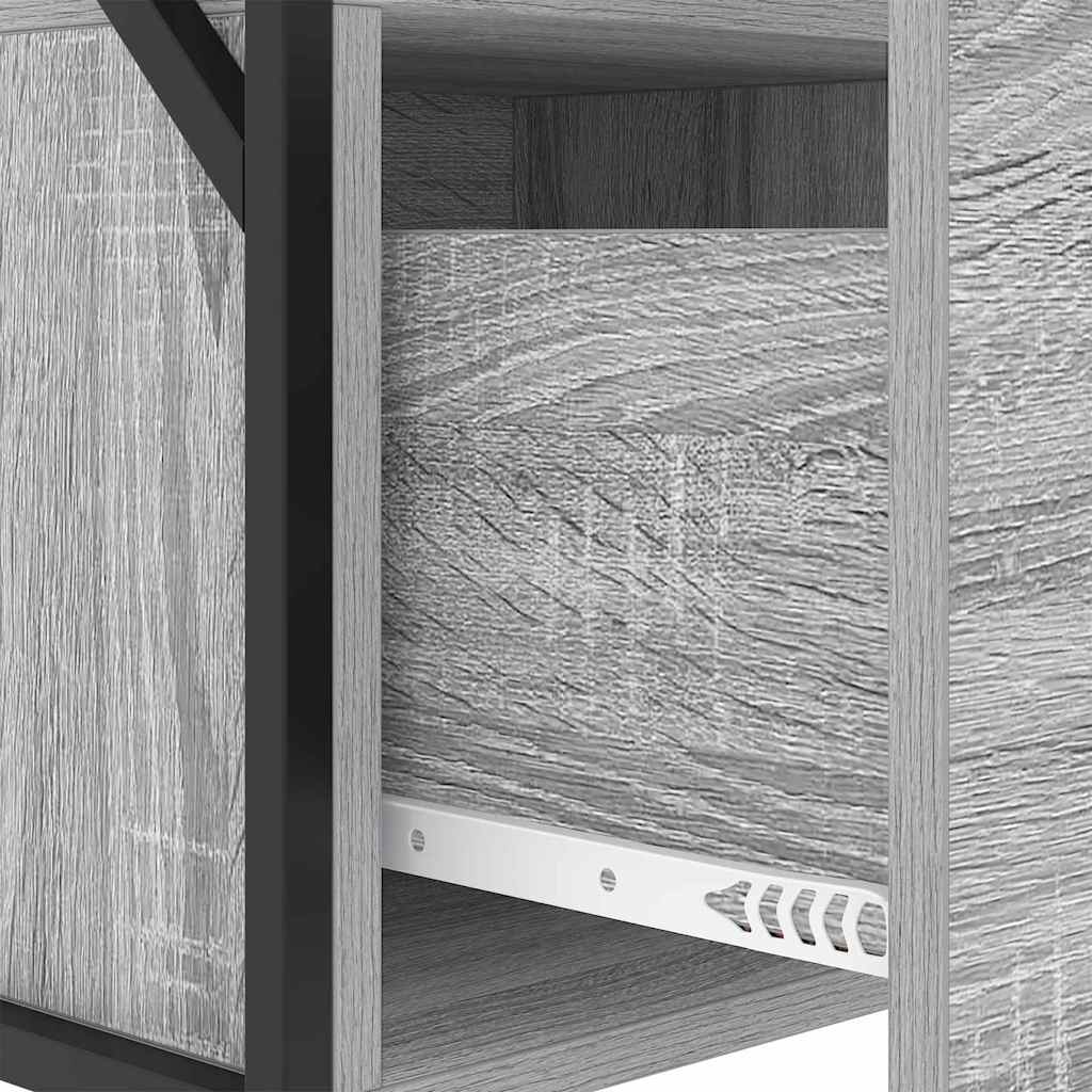 Nachttisch 2 pcs Graues Sonoma 40 x 31 x 60 cm Holzwerkstoff