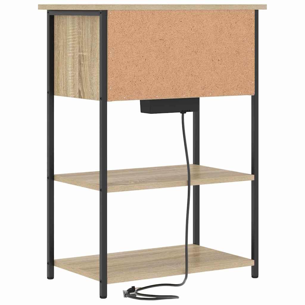 Nachttisch Sonoma-Eiche 55 x 31 x 76 cm Holzwerkstoff