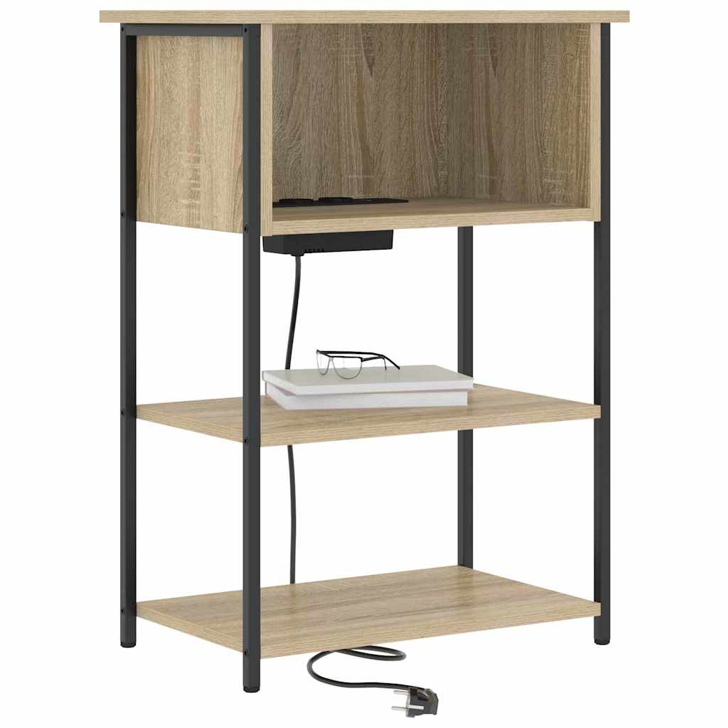 Nachttisch Sonoma-Eiche 55 x 31 x 76 cm Holzwerkstoff