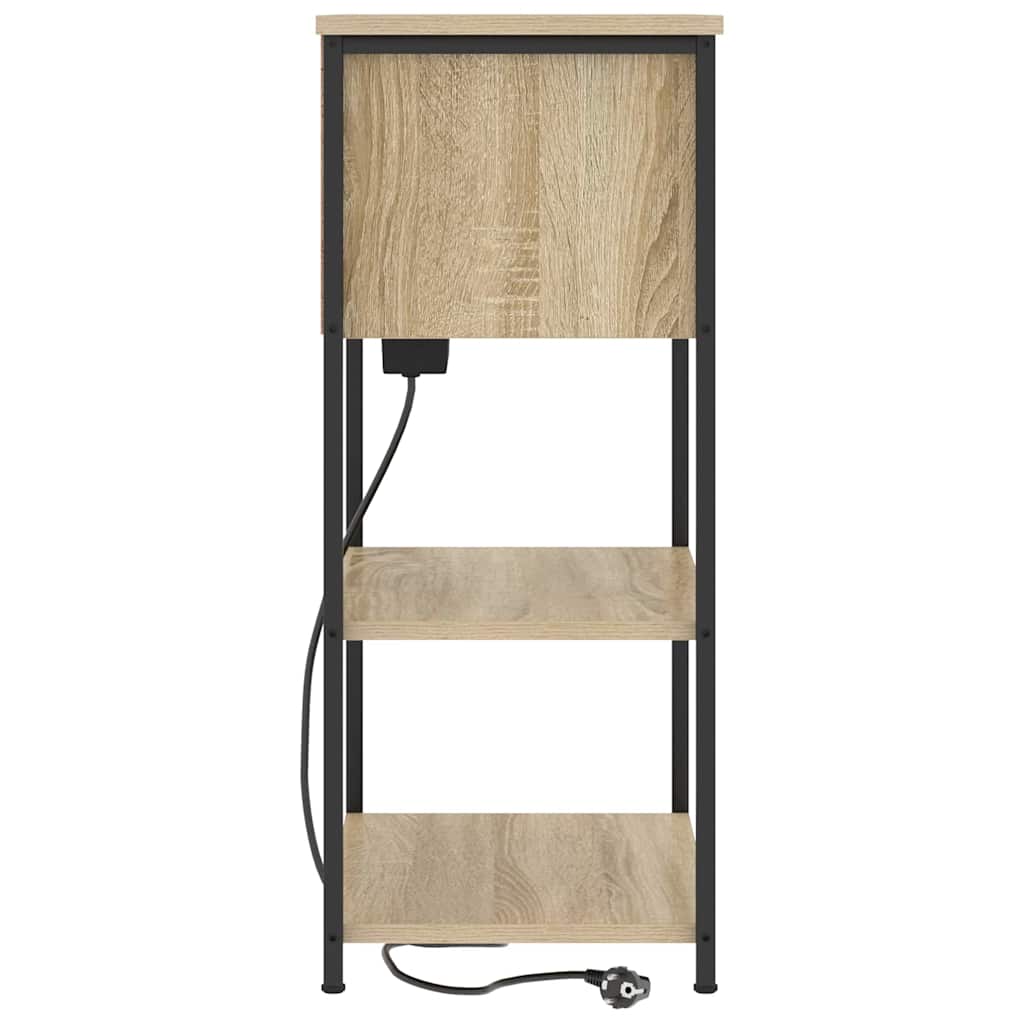 Nachttisch Sonoma-Eiche 55 x 31 x 76 cm Holzwerkstoff