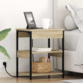 Nachttisch 2 pcs Sonoma-Eiche 41 x 31 x 51 cm Holzwerkstoff