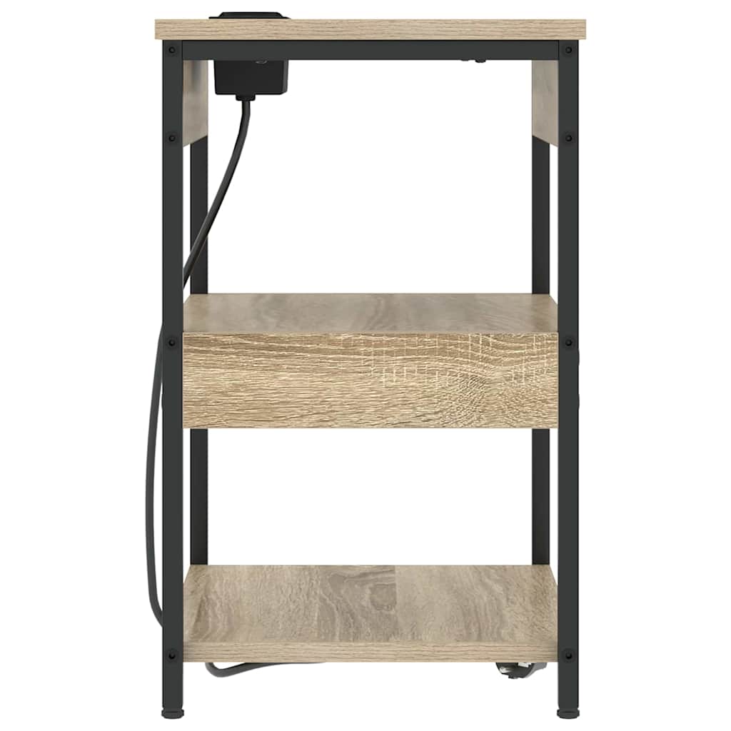 Nachttisch 2 pcs Sonoma-Eiche 41 x 31 x 51 cm Holzwerkstoff