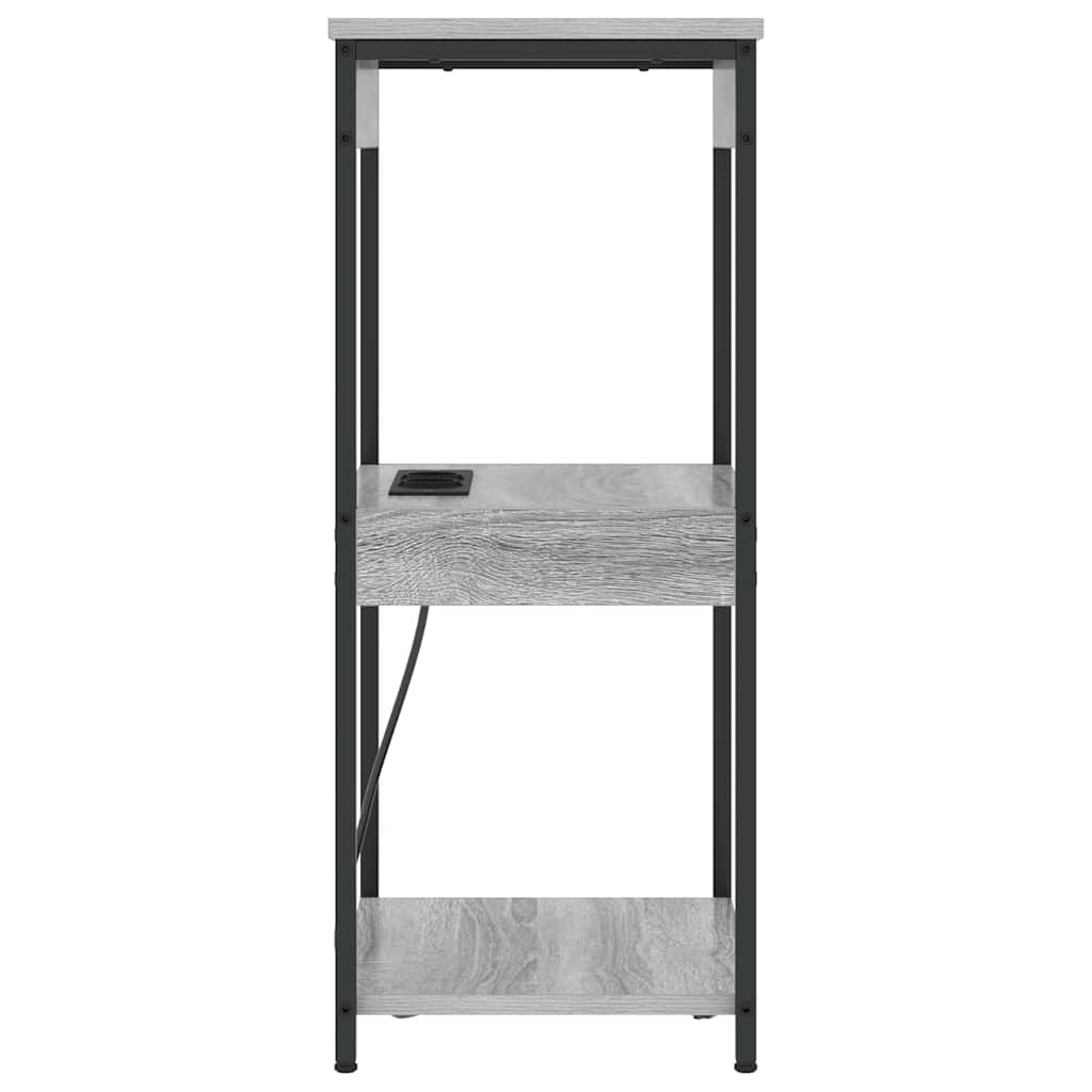 Nachttisch Graues Sonoma 41 x 31 x 76 cm Holzwerkstoff