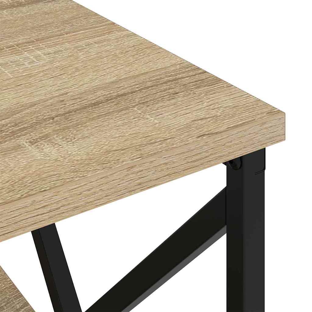 Nachttisch 2 pcs Sonoma-Eiche 41,5 x 40,5 x 55 cm Holzwerkstoff