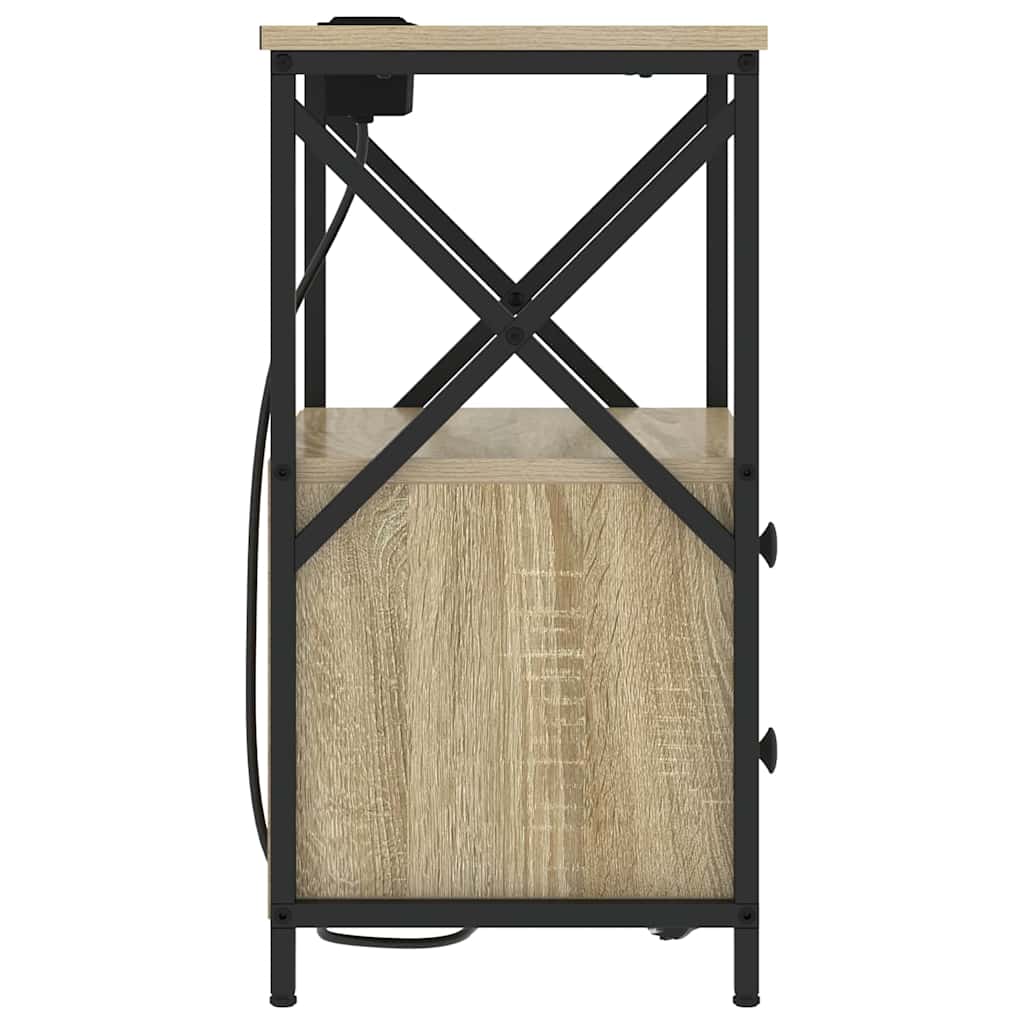 Nachttisch Sonoma-Eiche 40 x 31 x 60 cm Holzwerkstoff