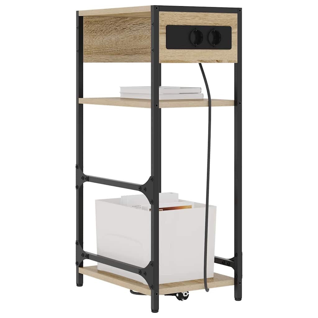 Nachttisch Sonoma-Eiche 40 x 27 x 76 cm Holzwerkstoff