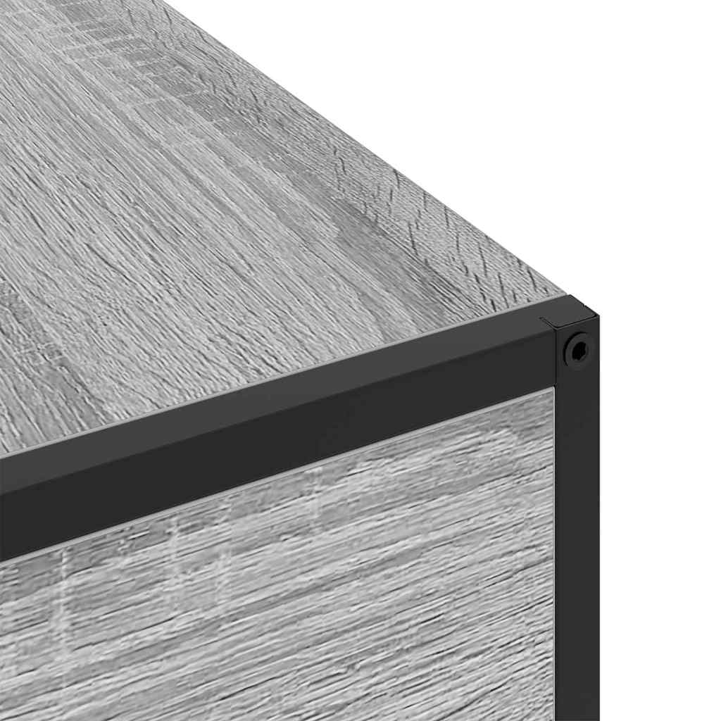 Nachttisch Graues Sonoma 40 x 27 x 76 cm Holzwerkstoff