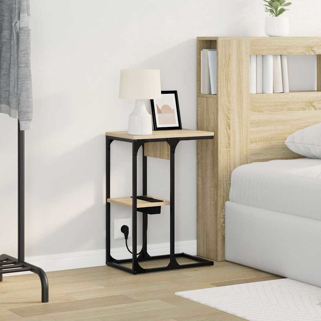 Nachttisch Sonoma-Eiche 41,5 x 26 x 60,5 cm Holzwerkstoff