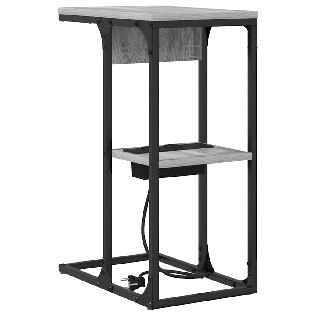 Nachttisch Graues Sonoma 41,5 x 26 x 60,5 cm Holzwerkstoff