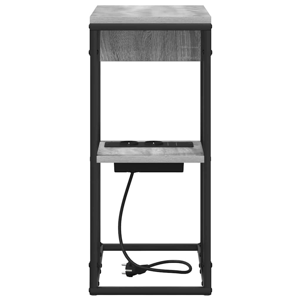 Nachttisch Graues Sonoma 41,5 x 26 x 60,5 cm Holzwerkstoff
