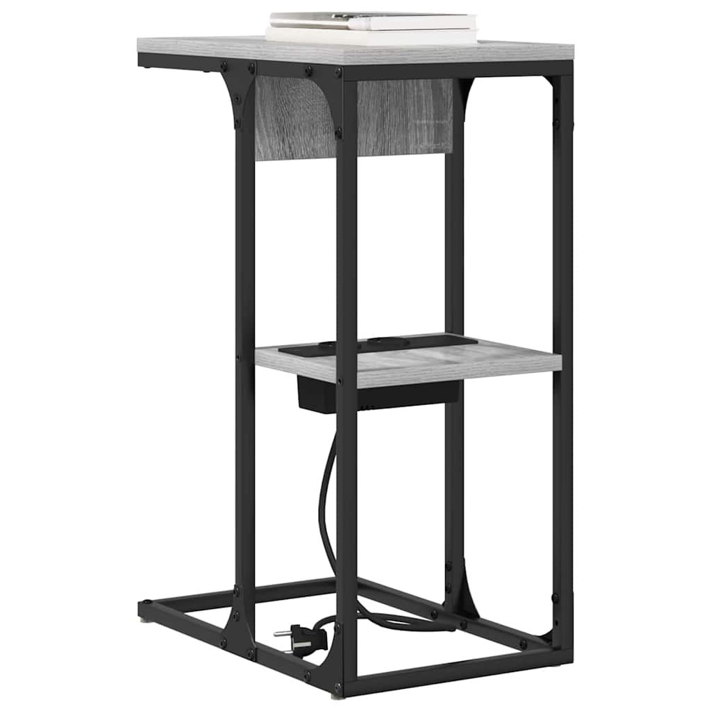 Nachttisch Graues Sonoma 41,5 x 26 x 60,5 cm Holzwerkstoff