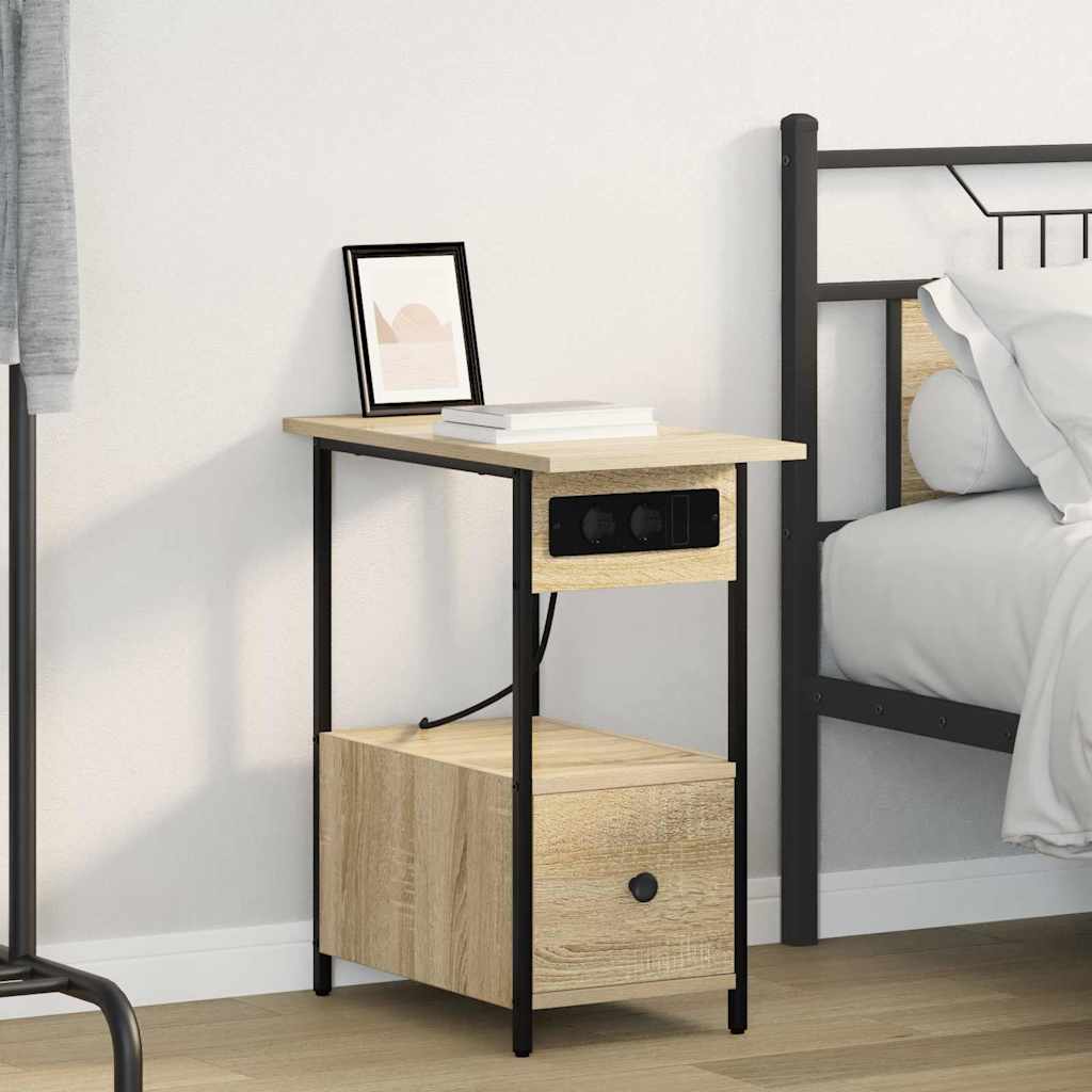 Nachttisch Sonoma-Eiche 60 x 30 x 61 cm Holzwerkstoff