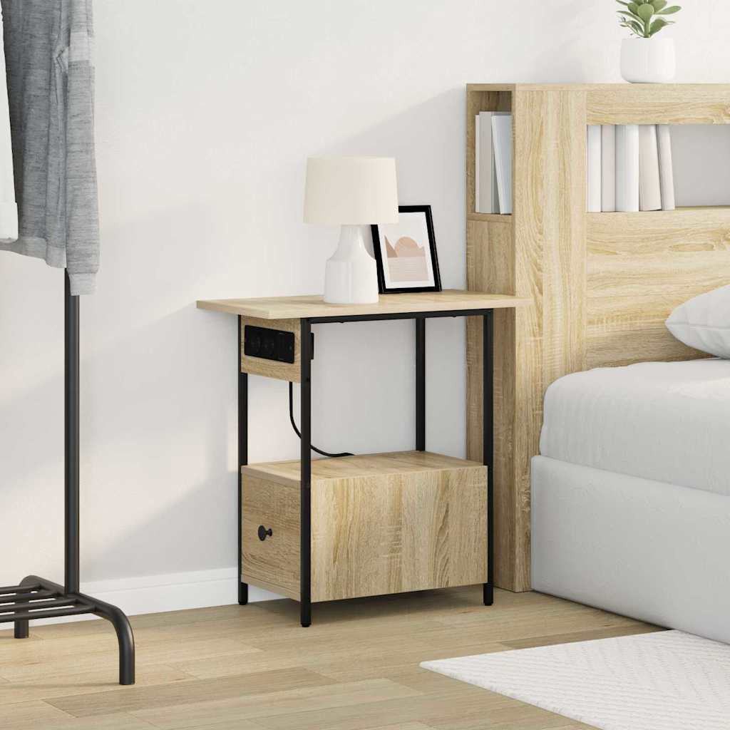 Nachttisch Sonoma-Eiche 60 x 30 x 61 cm Holzwerkstoff