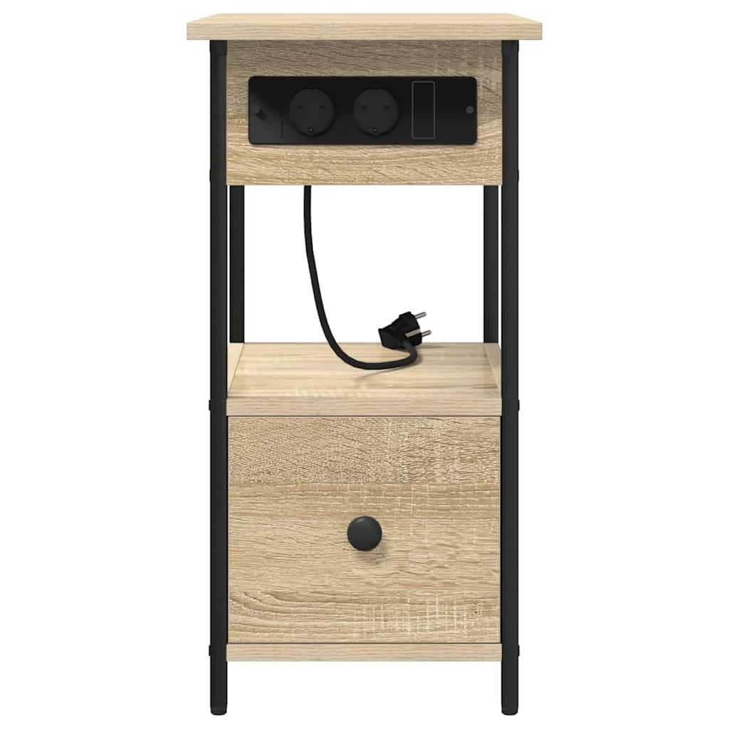 Nachttisch Sonoma-Eiche 60 x 30 x 61 cm Holzwerkstoff