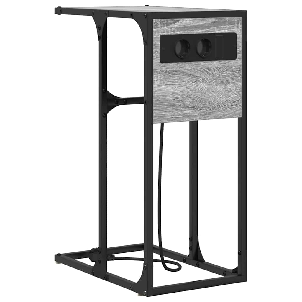 Nachttisch Graues Sonoma 41,5 x 26 x 60,5 cm Holzwerkstoff