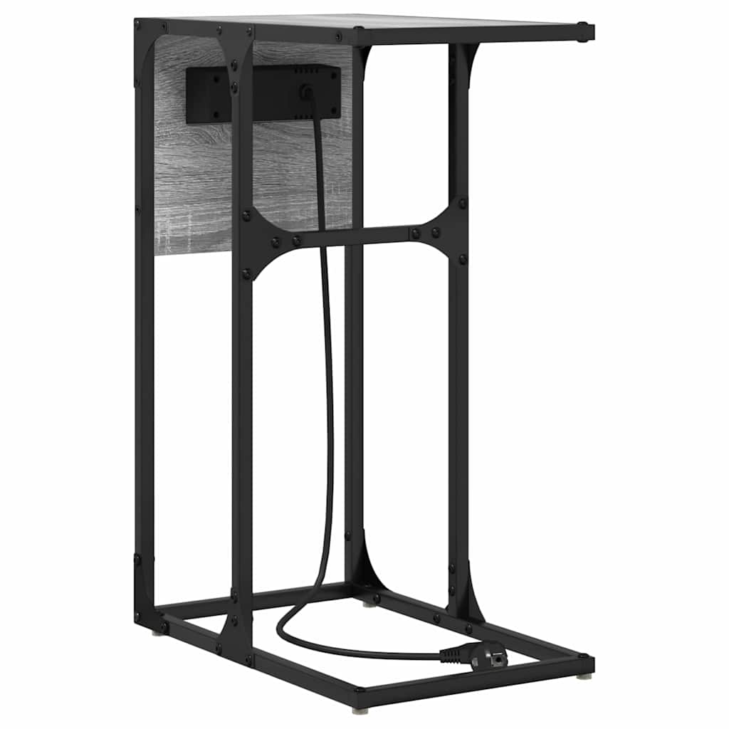 Nachttisch Graues Sonoma 41,5 x 26 x 60,5 cm Holzwerkstoff