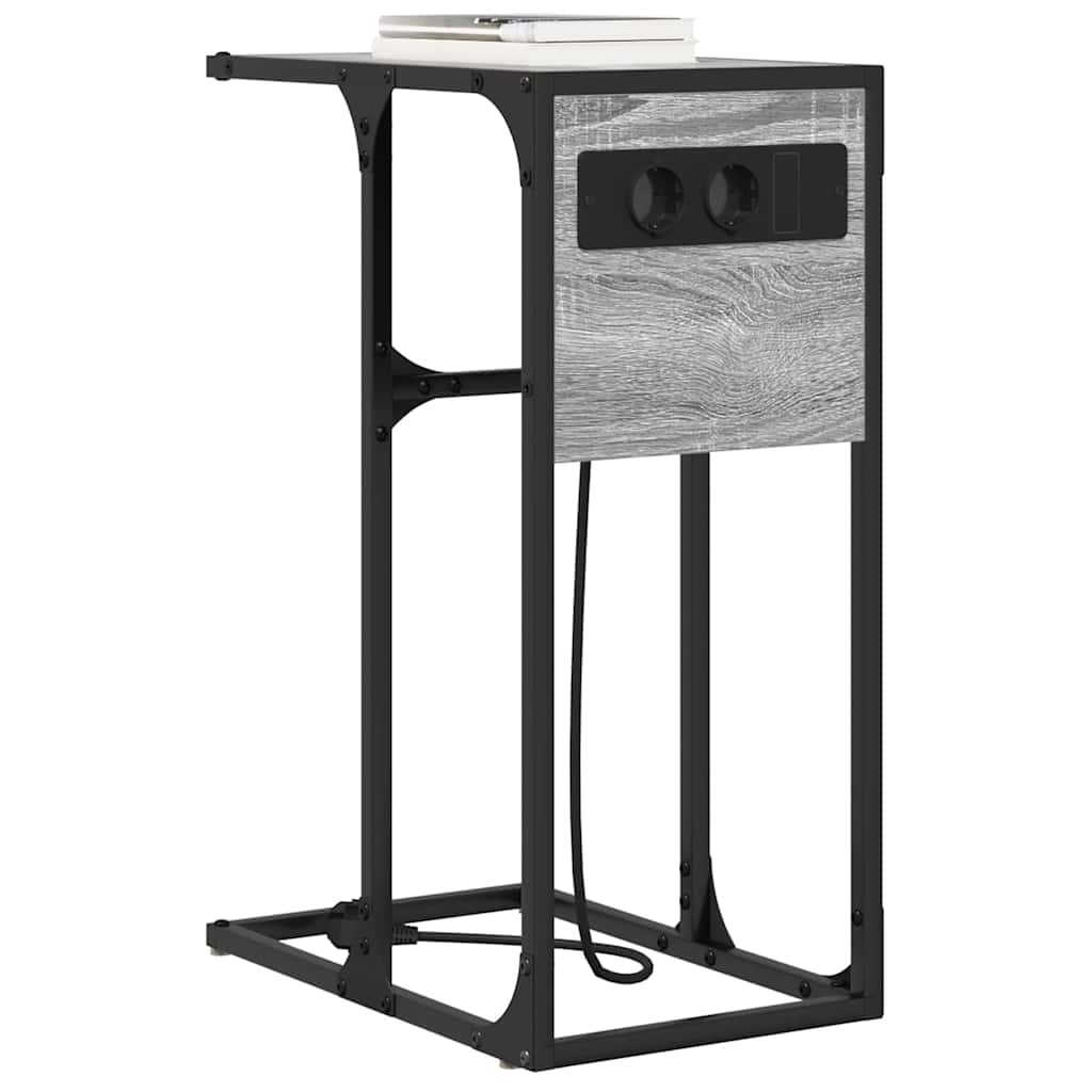 Nachttisch Graues Sonoma 41,5 x 26 x 60,5 cm Holzwerkstoff
