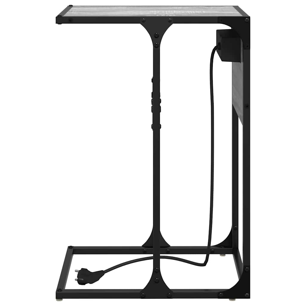 Nachttisch Graues Sonoma 41,5 x 26 x 60,5 cm Holzwerkstoff