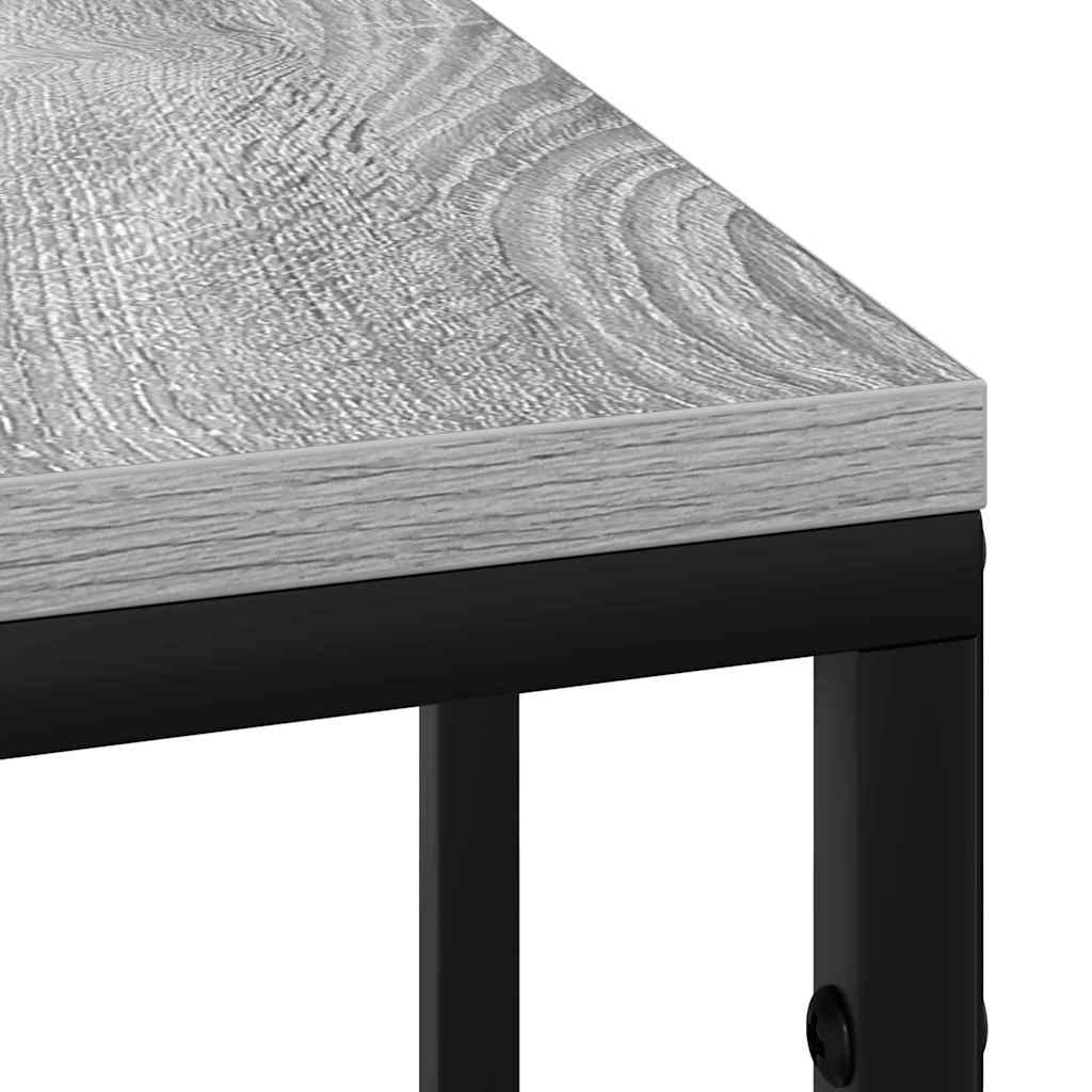 Nachttisch Grau Sonoma 41,5 x 26 x 60,5 cm Holzwerkstoff