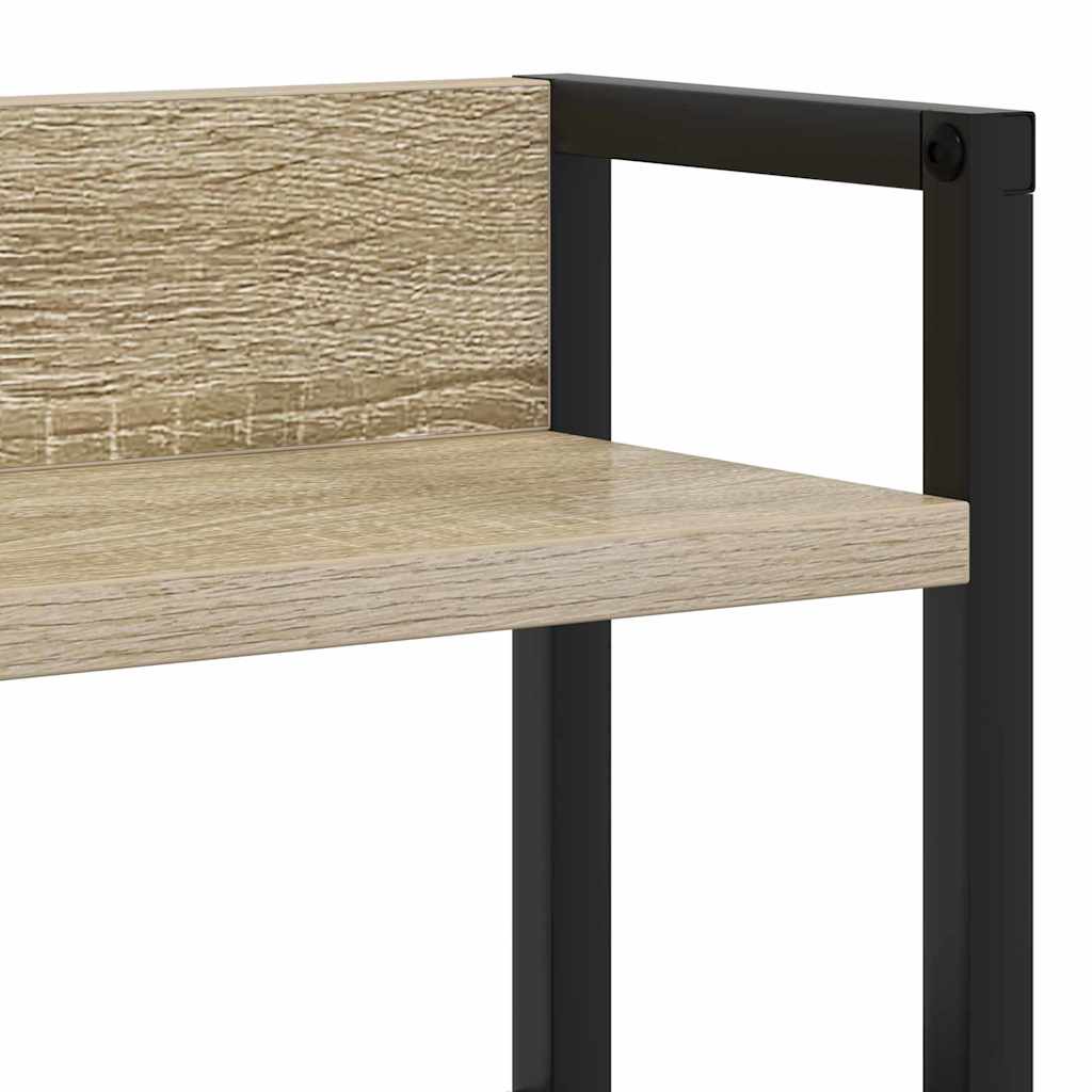 Aufbewahrungskopfteil mit Speicher Sonoma-Eiche Holzwerkstoff