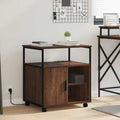 Schrank mit Ladestation Braun Eichen-Optik 61 x 46 x 67 cm