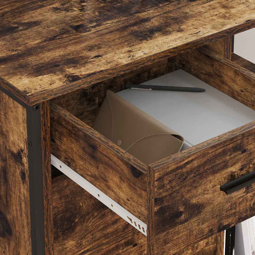 Schrank mit Ladestation Geräucherte Eiche 76 x 41 x 72 cm