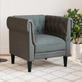 Sofa Dunkelgrau 78,5 x 74,5 x 74,5 cm Polyester