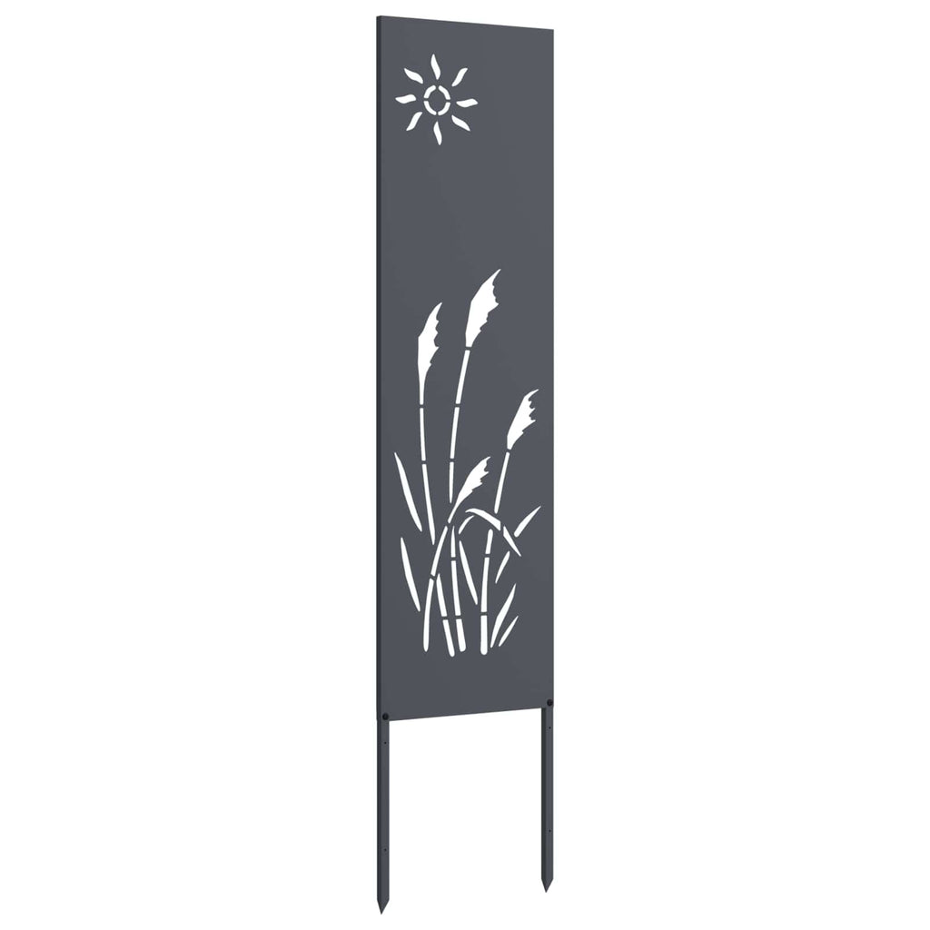 Garten Sichtschutz-Leinwand Anthrazit 32 x 140 cm