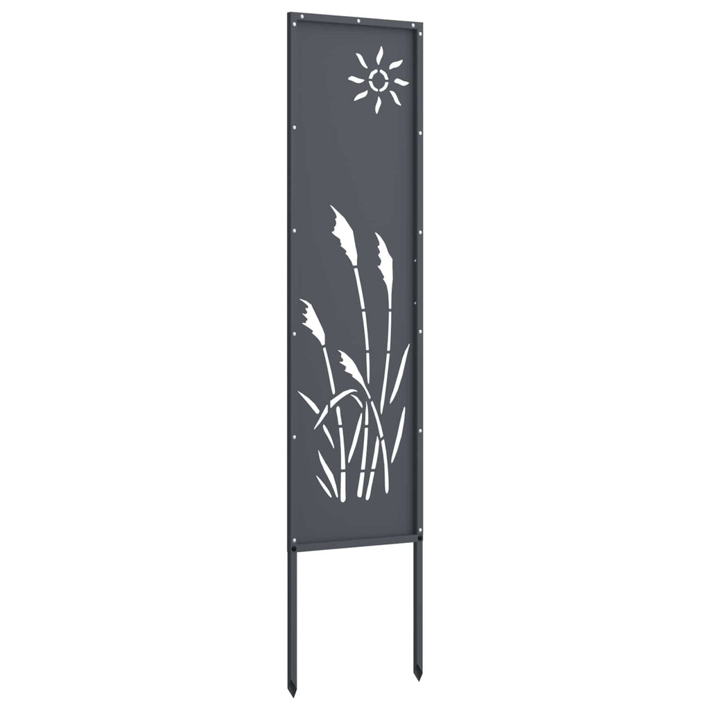 Garten Sichtschutz-Leinwand Anthrazit 32 x 140 cm