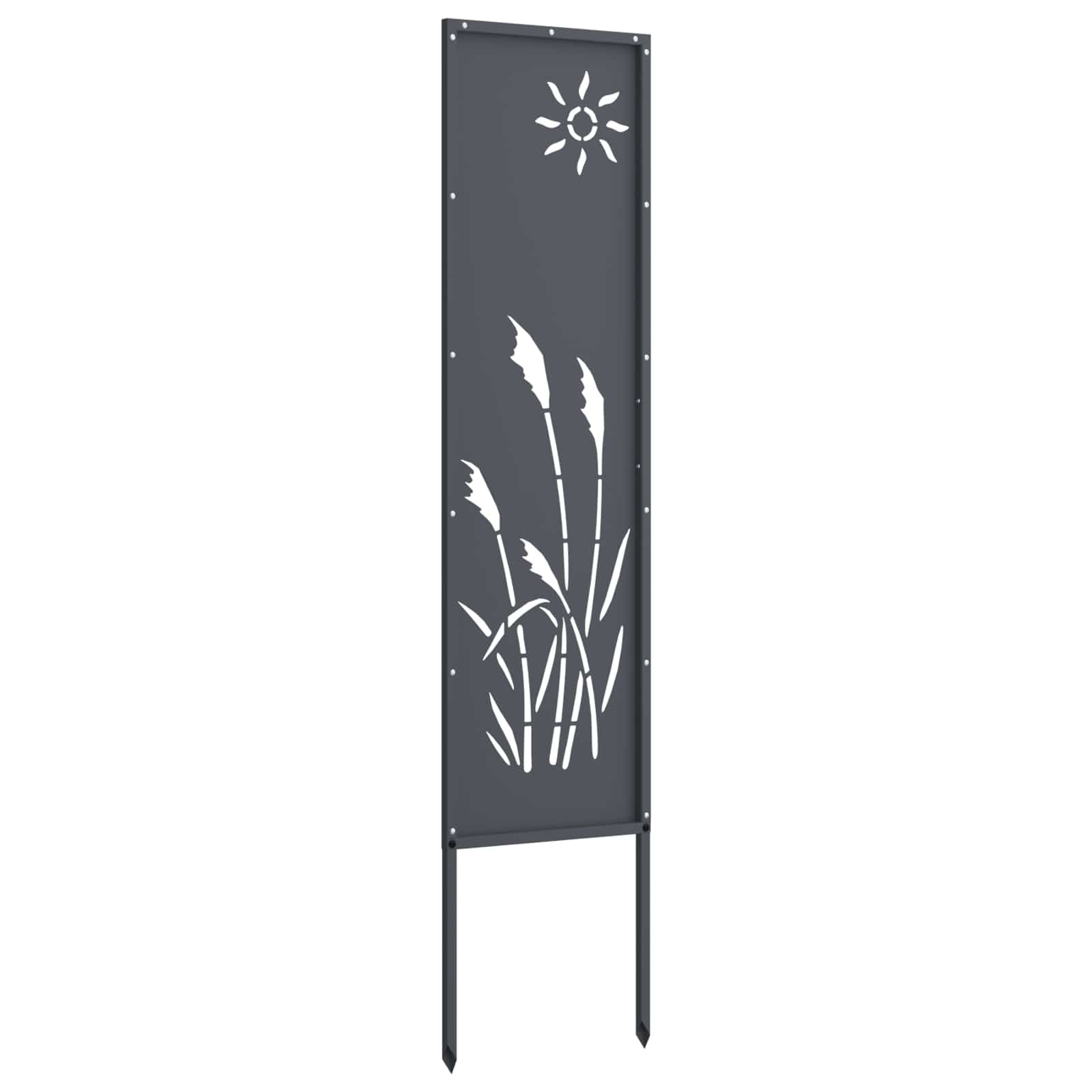 Garten Sichtschutz-Leinwand Anthrazit 32 x 140 cm