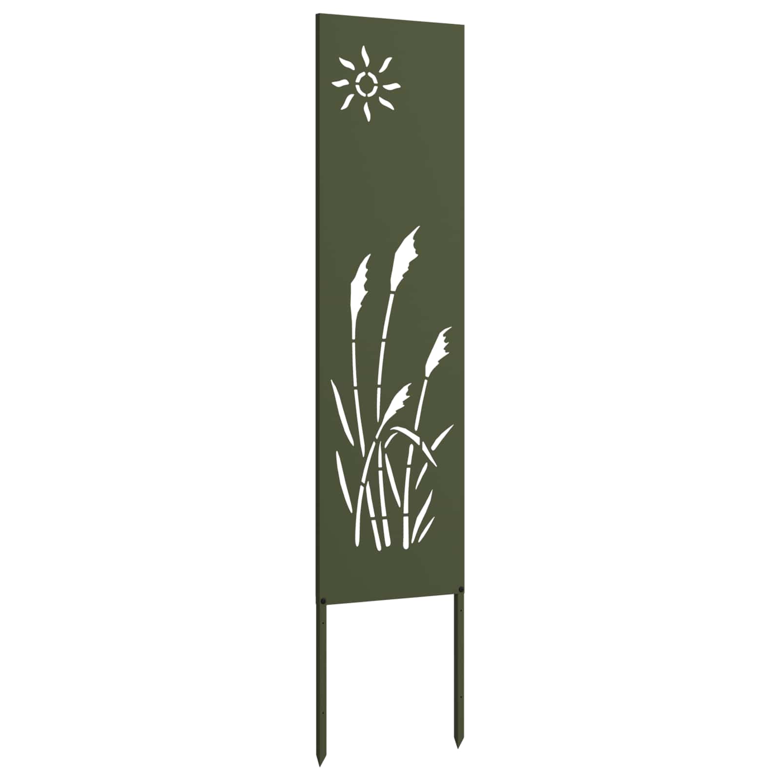 Garten Sichtschutz-Leinwand Olivgrün 32 x 140 cm