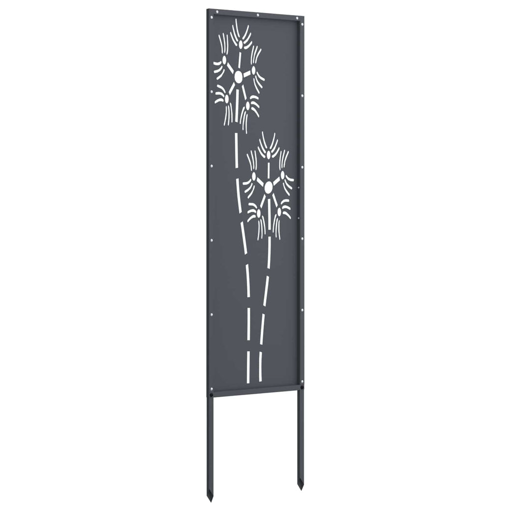 Garten Sichtschutz-Leinwand Anthrazit 32 x 140 cm